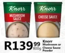 Take 'n Pay Knorr Mushroom or Cheese Sauce Powder offer