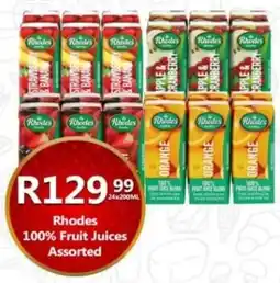 Take 'n Pay Rhodes 100% Fruit Juices Assorted offer