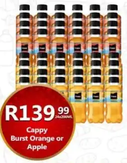 Take 'n Pay Cappy Burst Orange or Apple offer