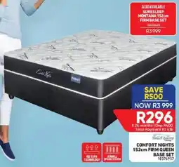 Furnmart Sound asleep comfort nights 152cm firm queen base set offer