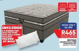 Furnmart Restonic amazon 152cm firm queen base set offer