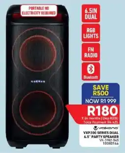 Furnmart Volkano vxp200 series dual 6.5 party speaker offer