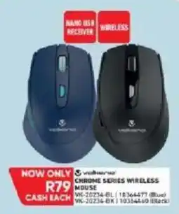 Furnmart Volkano chrome series wireless mouse offer