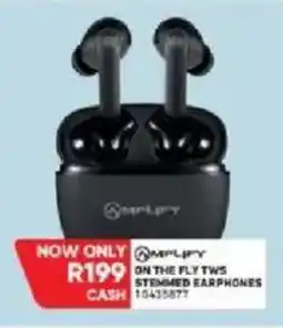 Furnmart Amplify on the fly tws stemmed earphones offer