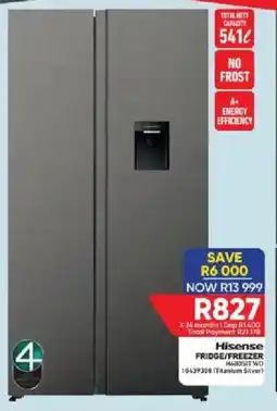 Furnmart Hisense fridge/ freezer offer