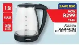 Furnmart Sunbeam glass kettle offer