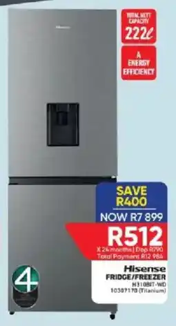 Furnmart Hisense fridge/ freezer offer