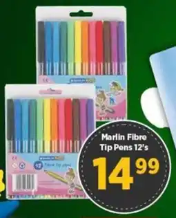Big Save Marlin Fibre Tip Pens offer