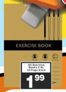 Big Save A5 Exercise Books F/M, 32 Page offer