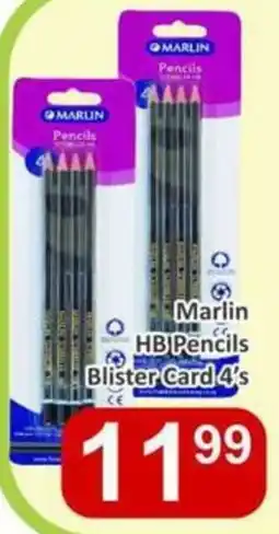 Big Save Marlin HB Pencils Blister Card offer