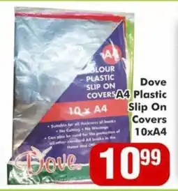Big Save Dove A4 Plastic Slip On Covers offer