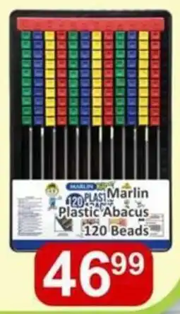 Big Save Marlin Plastic Abacus 120 Beads offer