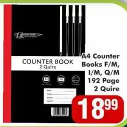 Big Save A4 Counter Books F/M, I/M, Q/M 192 Page 2 Quire offer