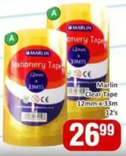Big Save Marlin Clear Tape offer