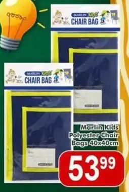 Big Save Marlin Kids Polyester Chair Bags offer