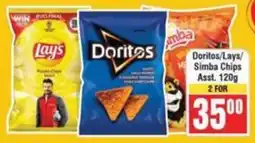 Frontline Doritos/ Lays/ Simba Chips offer