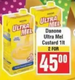 Frontline Danone Ultra Mel Custard offer