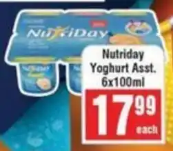 Frontline Nutriday Yoghurt offer