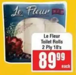 Frontline Le Fleur Toilet Rolls 2 Ply offer
