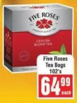 Frontline Five Roses Tea Bags offer