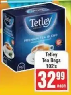 Frontline Tetley Tea Bags offer