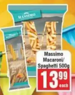 Frontline Massimo Macaroni/ Spaghetti offer