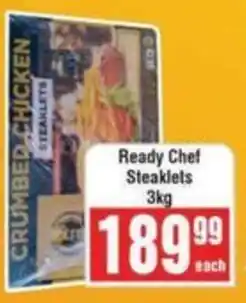 Frontline Ready Chef Steaklets offer