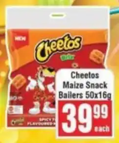 Frontline Cheetos Maize Snack Bailers offer