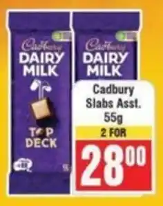 Frontline Cadbury Slabs offer