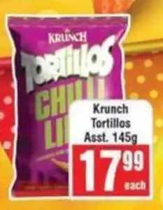 Frontline Krunch Tortillos offer
