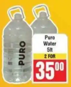 Frontline Puro Water offer