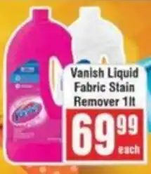 Frontline Vanish Liquid Fabric Stain Remover offer