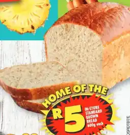 Shoprite In-store standard brown bread offer