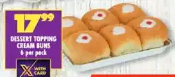 Shoprite Dessert topping cream buns offer