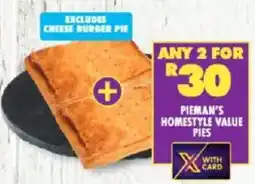 Shoprite Pieman's homestyle value pies offer