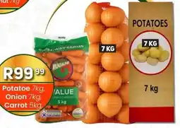 Take 'n Pay Potatoe, Onion, Carrot offer