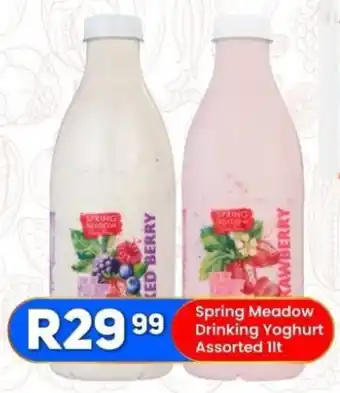 Take 'n Pay Spring Meadow Drinking Yoghurt Assorted offer