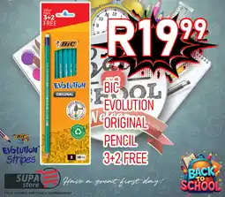 Supa Store Bic evolution original pencil offer