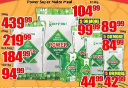 Three Star Cash and Carry Power Super Maize Meal offer