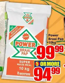 Three Star Cash and Carry Power Braai Pap offer
