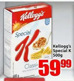 Three Star Cash and Carry Kellogg's Special K offer