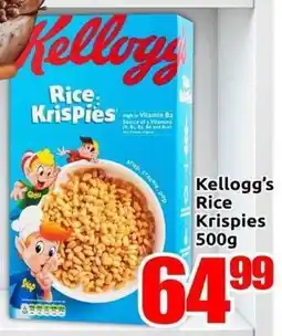 Three Star Cash and Carry Kellogg's Rice Krispies offer