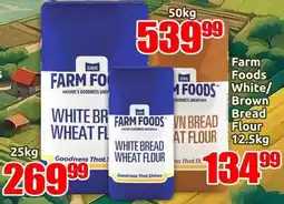 Three Star Cash and Carry Farm Foods White/ Brown Bread Flour offer