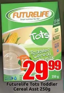 Three Star Cash and Carry Futurelife Tots Toddler Cereal offer