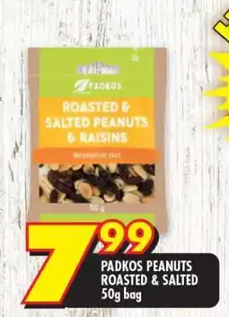 Shoprite PADKOS PEANUTS ROASTED & SALTED offer