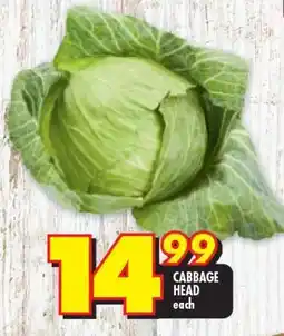 Shoprite CABBAGE HEAD offer