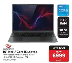 Makro 16” Intel Core i5 Laptop offer