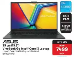 Makro ASUS VivoBook Go Intel Core i3 Laptop offer