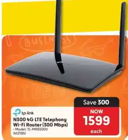 Makro N300 4G LTE Telephony Wi-Fi Router (300 Mbps) offer
