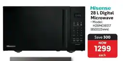 Makro Hisense 28 L Digital Microwave offer